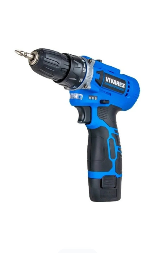دریل شارژی ویوارکس مدل VR1215V ظرفیت ۱۲ ولت با ۲ باتری اتوماتیک