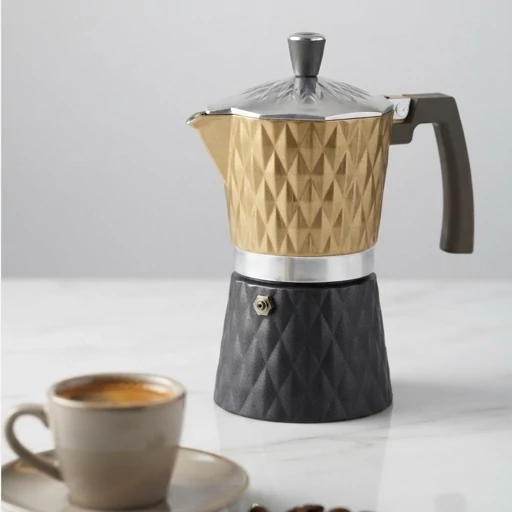 موکاپ قهوه جوش دو رنگ